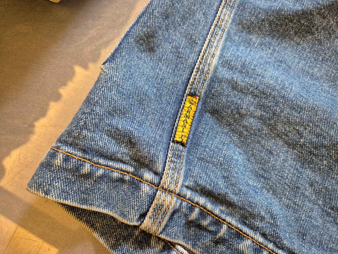 90s Armani jeans 데님 초어 자켓 상품이미지6