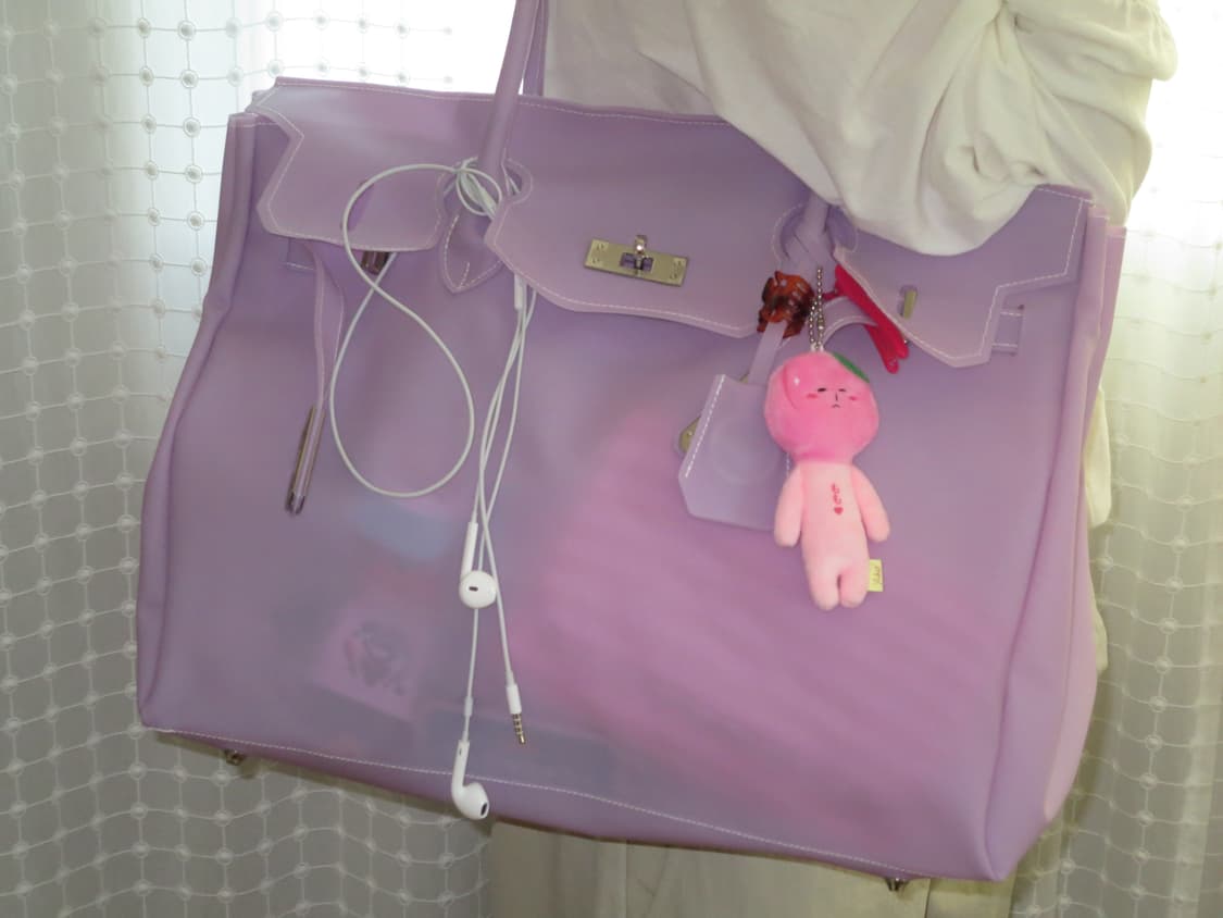 🚚당일발송🚚 젤리버킨 라벤더💜 상품이미지2