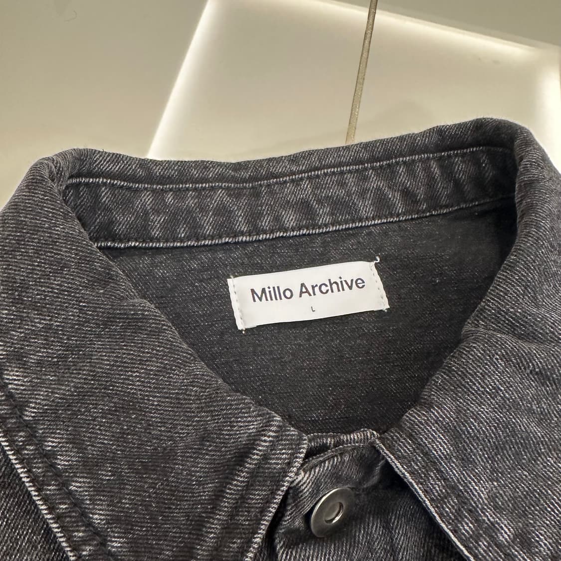 밀로아카이브 흑청자켓 상품이미지3