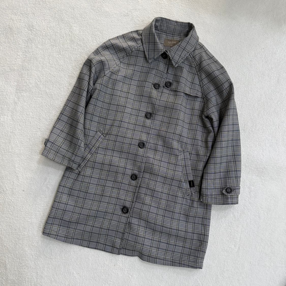 140 토토히어로즈 키즈 체크 코트 0403T 상품이미지1