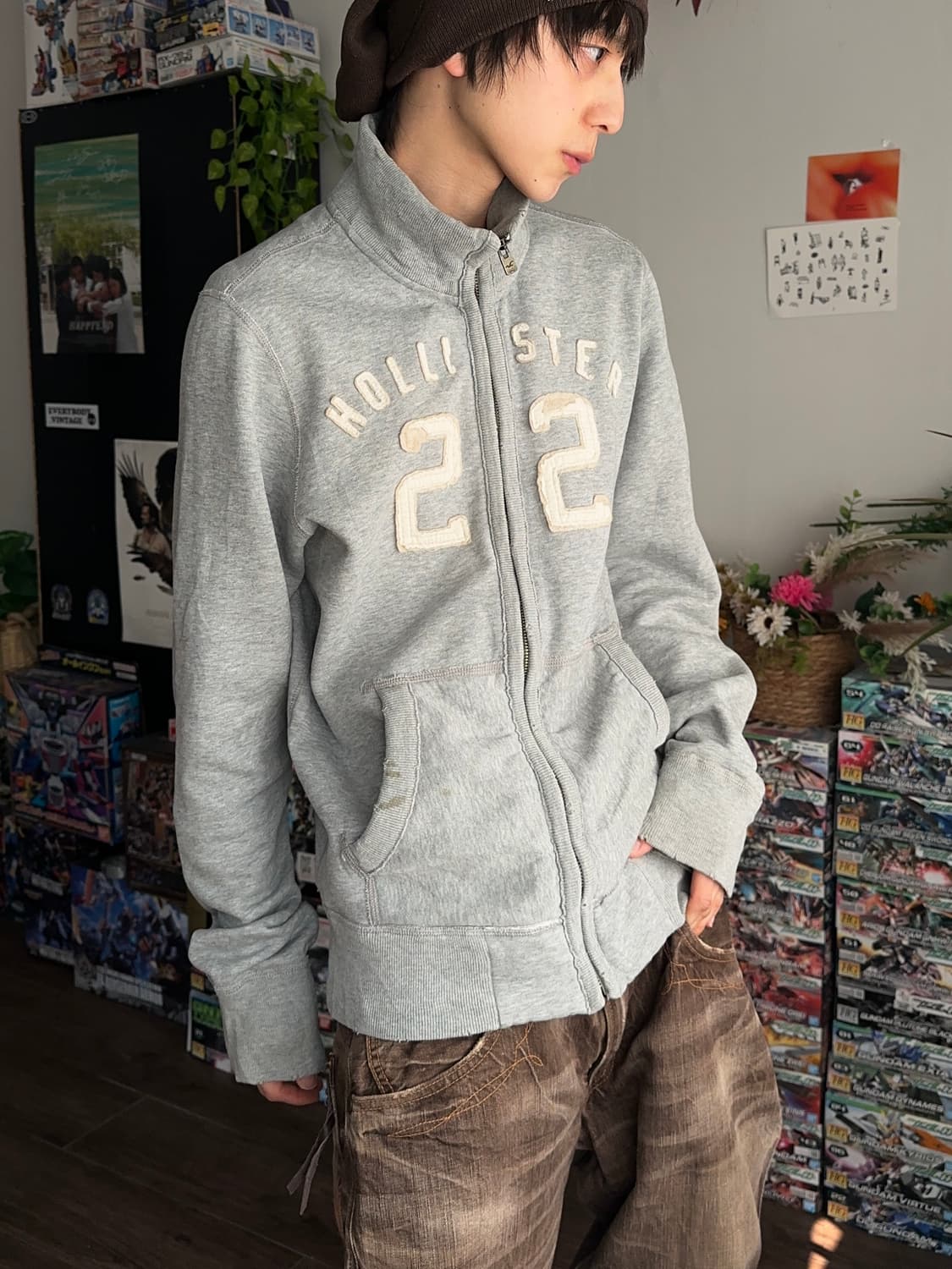 Hollister 미드 스웻 집업 상품이미지4