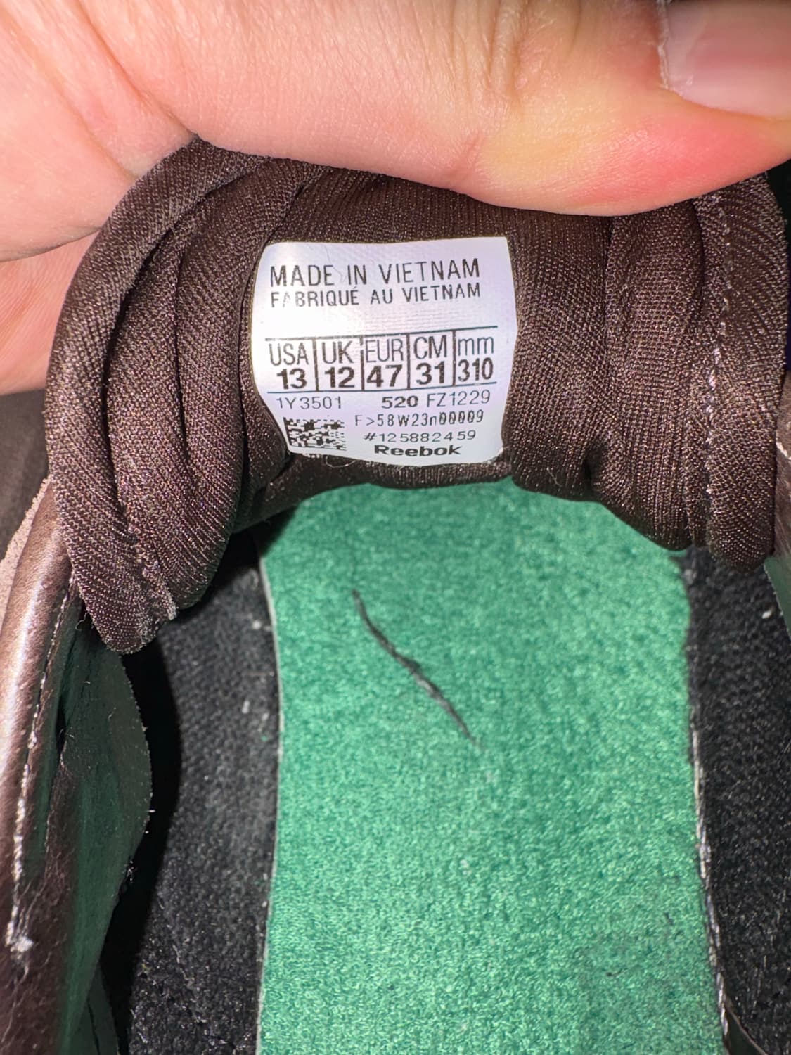 리복 x 애드섬 클럽씨 리벤지 플러스 다크 브라운 상품이미지5