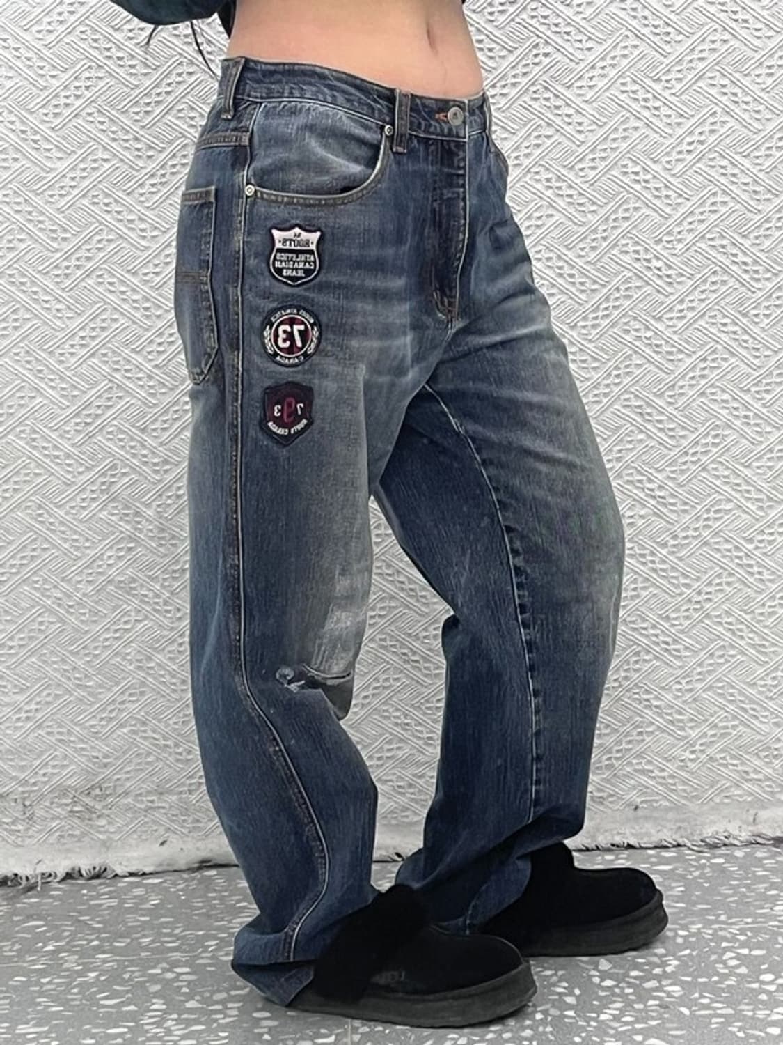 루츠 캐나다 트리플 패치 키치무드 워싱 데님 팬츠 31인치 C06912 상품이미지1