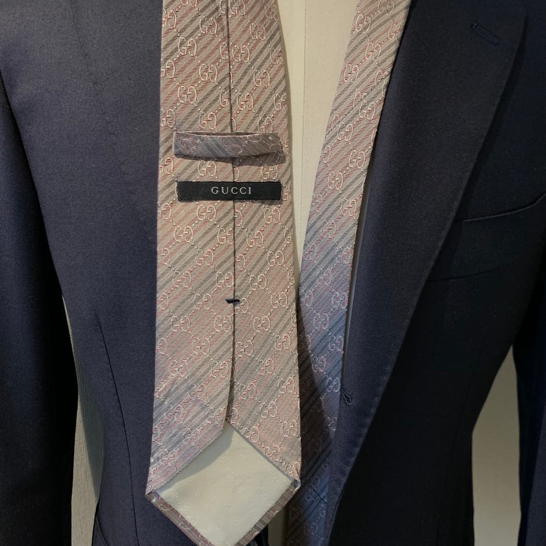 구찌(GUCCI) GG로고 모노그램 명품넥타이 100실크 8.5cm 상품이미지2