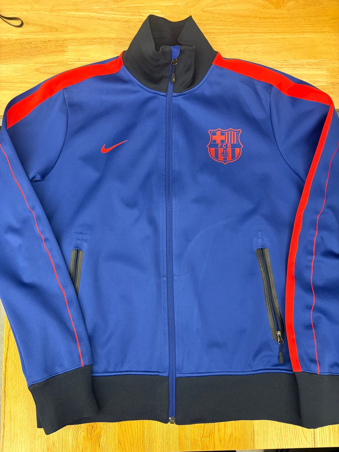 [L] 나이키 바르셀로나 트랙 자켓 블루 상품이미지1