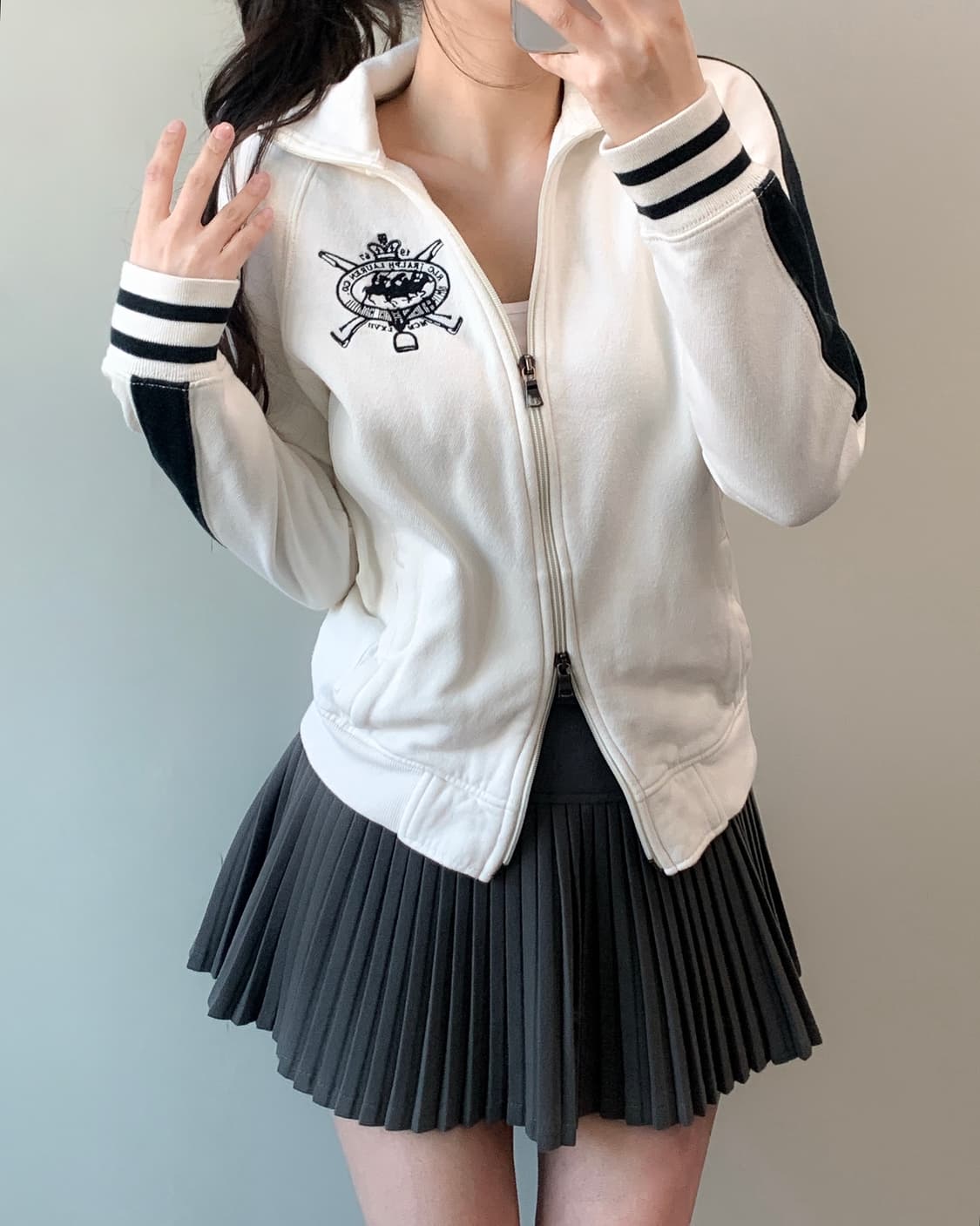 폴로 코튼 집업 상품이미지3