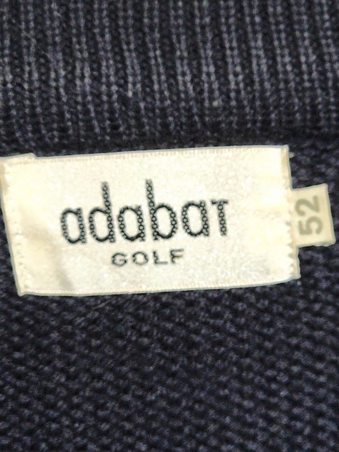 (XL) 아다바트 니트 진곤색 골프웨어 스웨터 라운드  상품이미지3