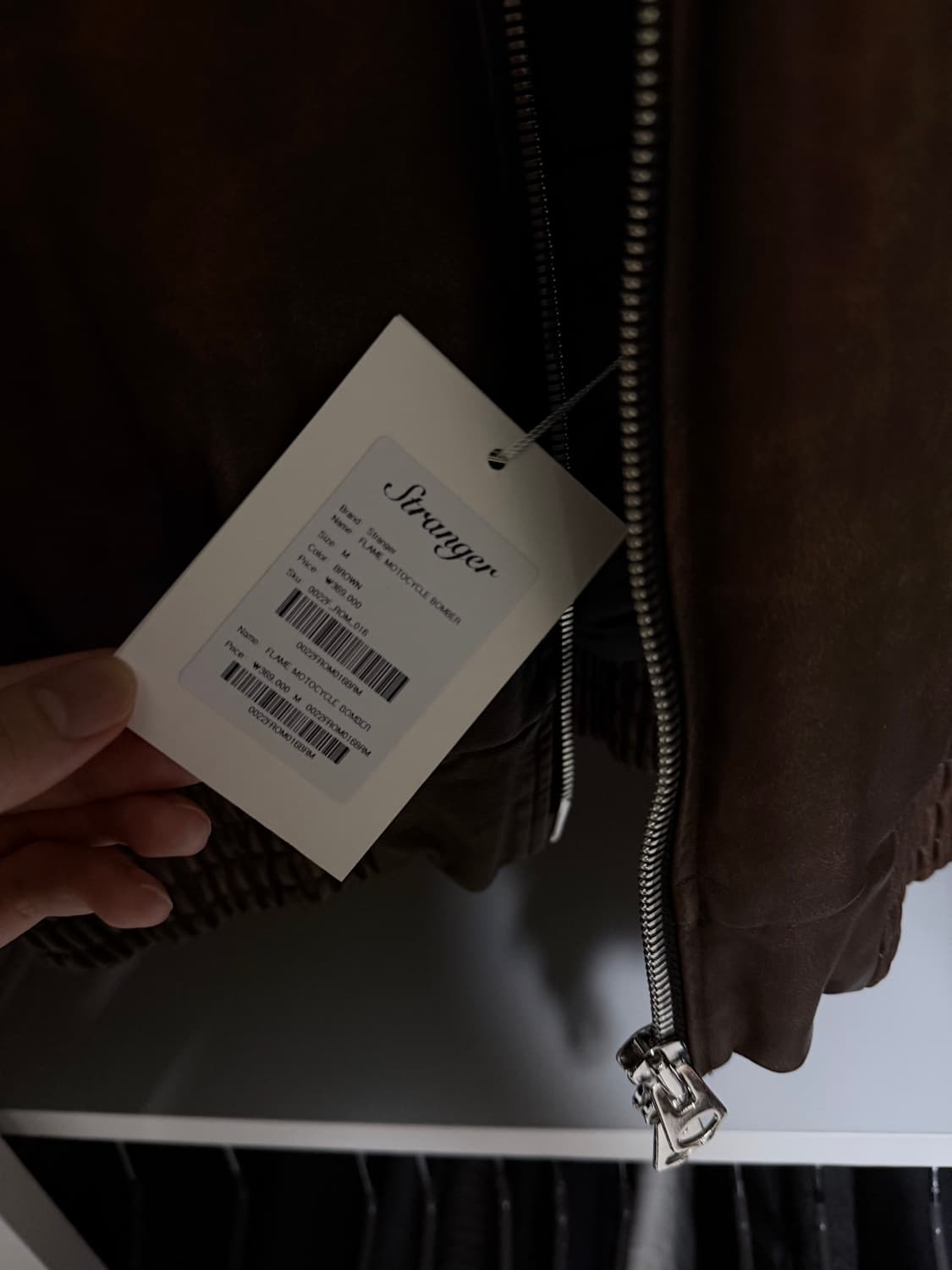 스트레인저 레더 자켓 상품이미지3