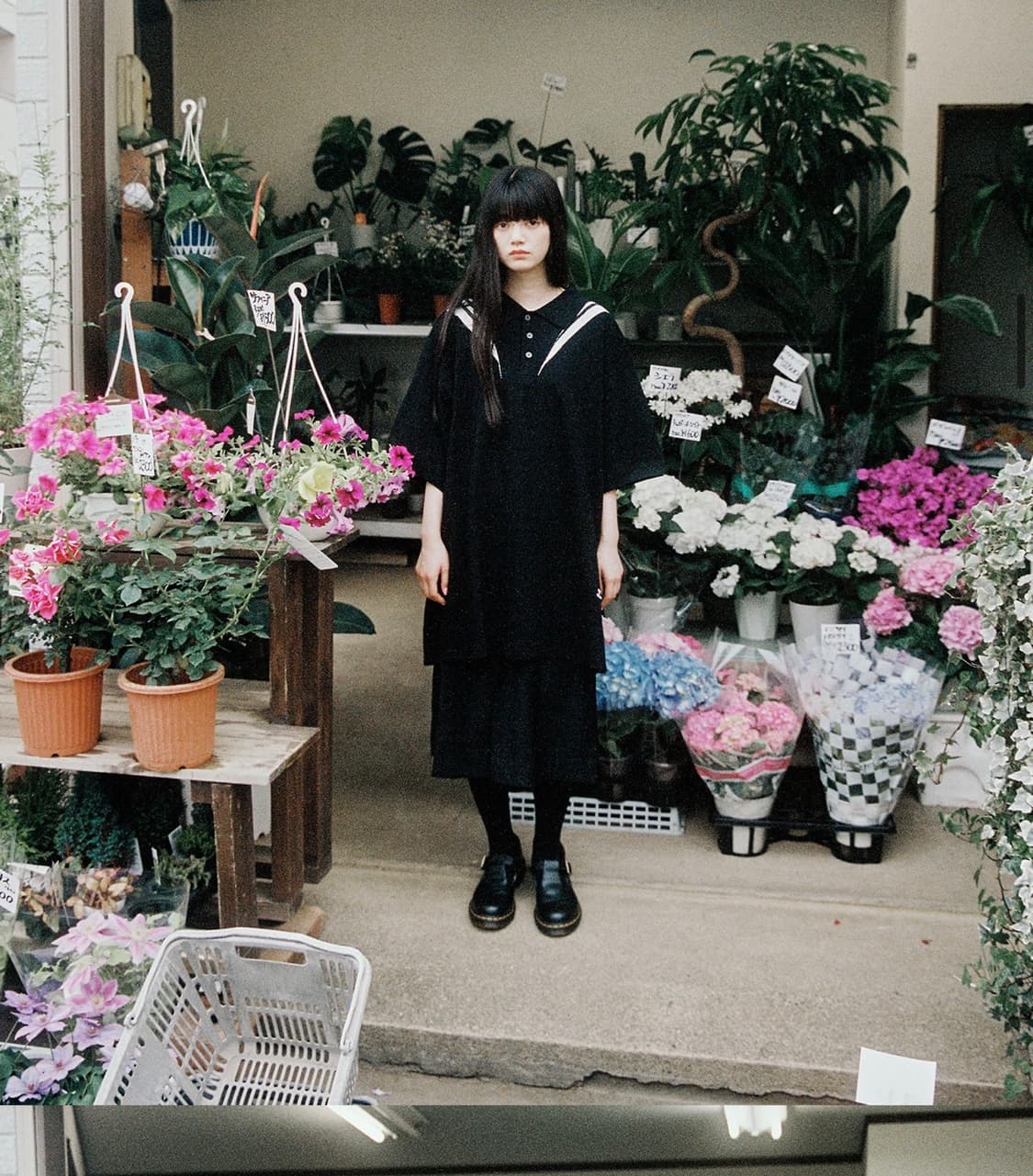 나이스코스트클럽 ffats 세일러 빅 피케 티셔츠 블랙m (새상품) 상품이미지3