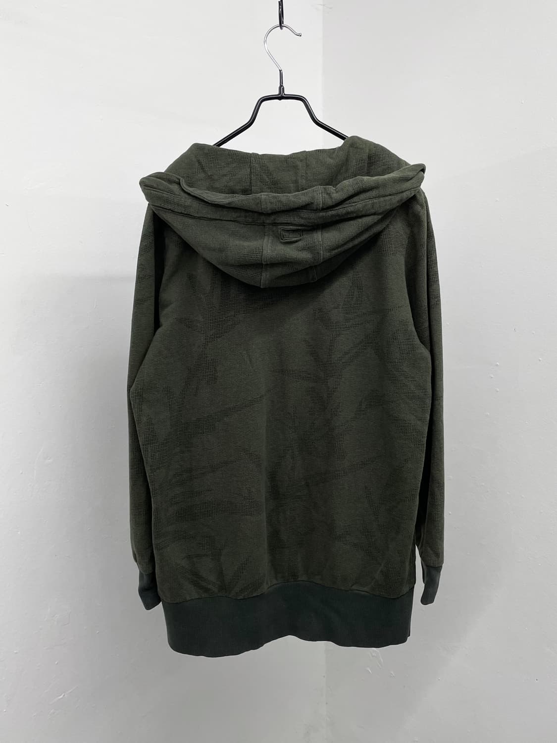 mlb 카키 그런지 후드집업 상품이미지9