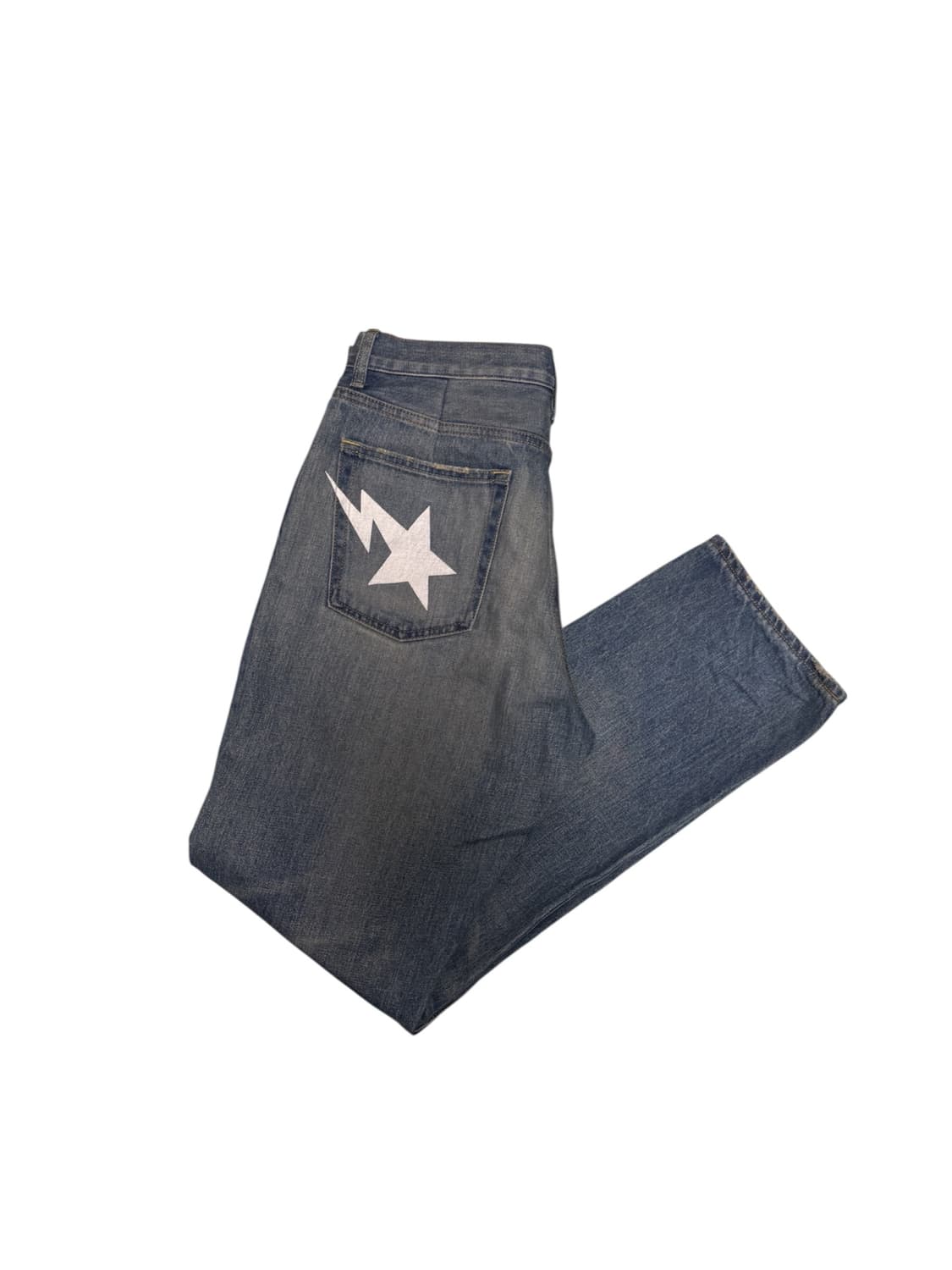 BAPE Sta Regular Fit Denim Pants Blue 상품이미지1