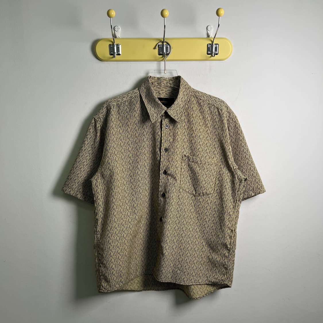 지아니 발렌티노 빈티지 스트라이프 반팔 셔츠 M 상품이미지1