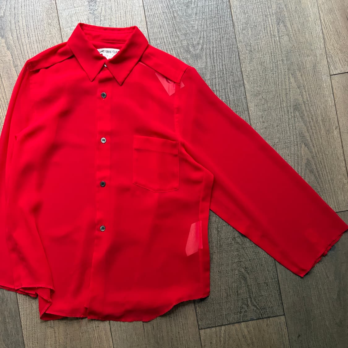 Red Sheer Blouse - Comme des Garçons 상품이미지6