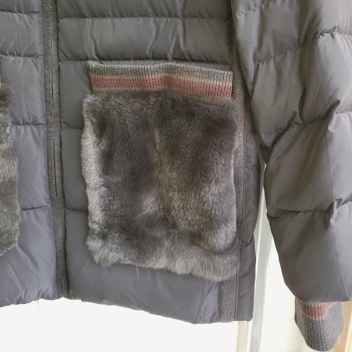 Kayesu 래핏퍼 구스다운 패딩 상품이미지5