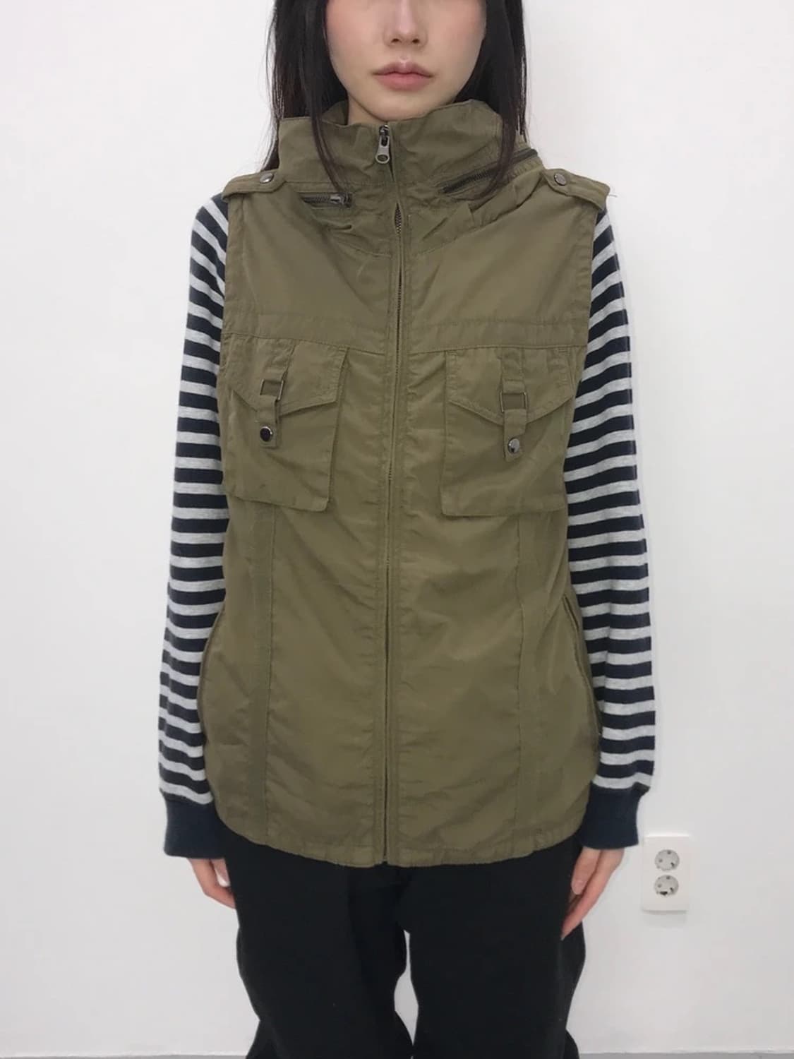 JPN Military Hooded Utility Vest 상품이미지2