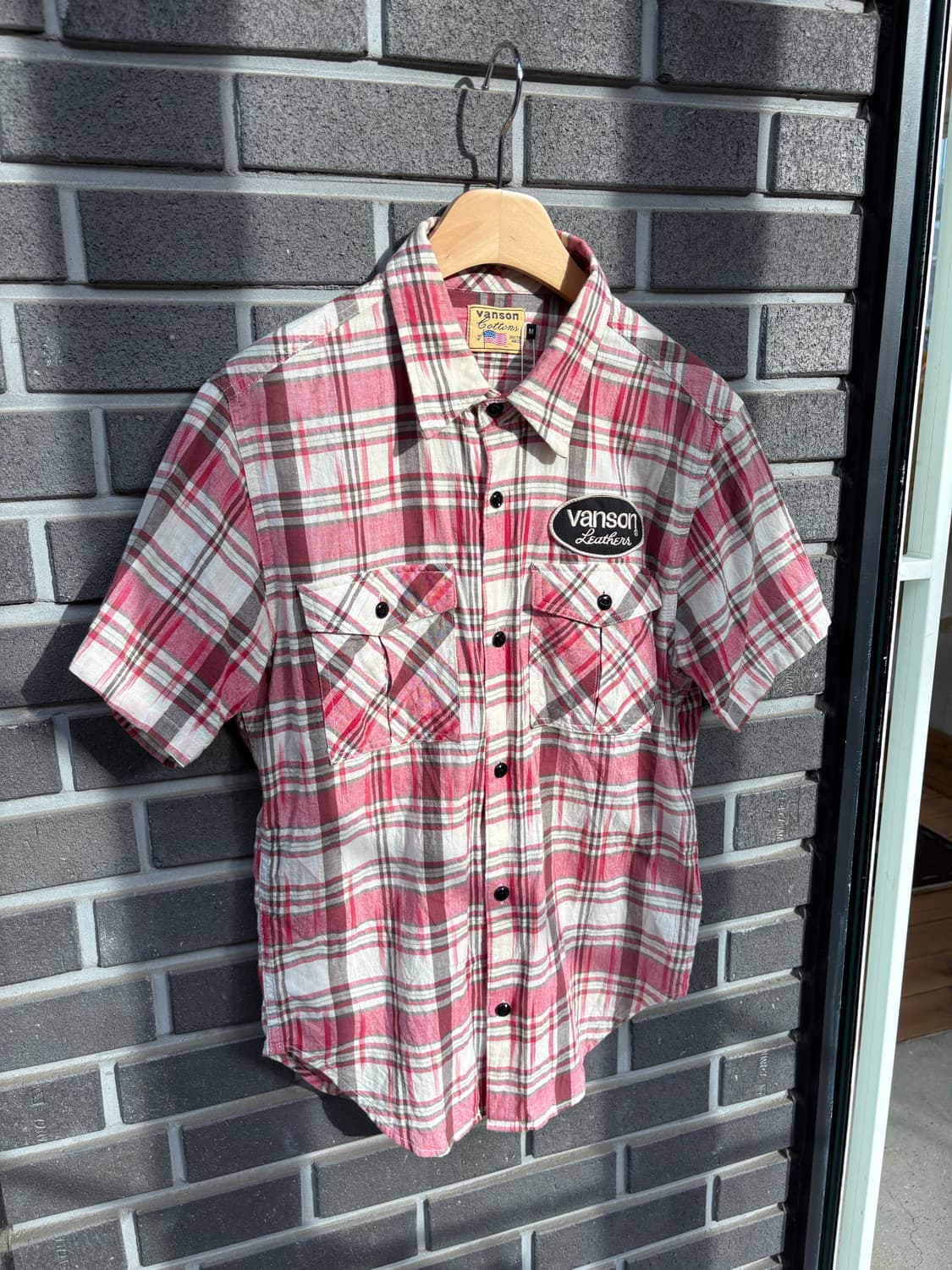 밴슨 핑크 스컬 반팔셔츠 상품이미지10