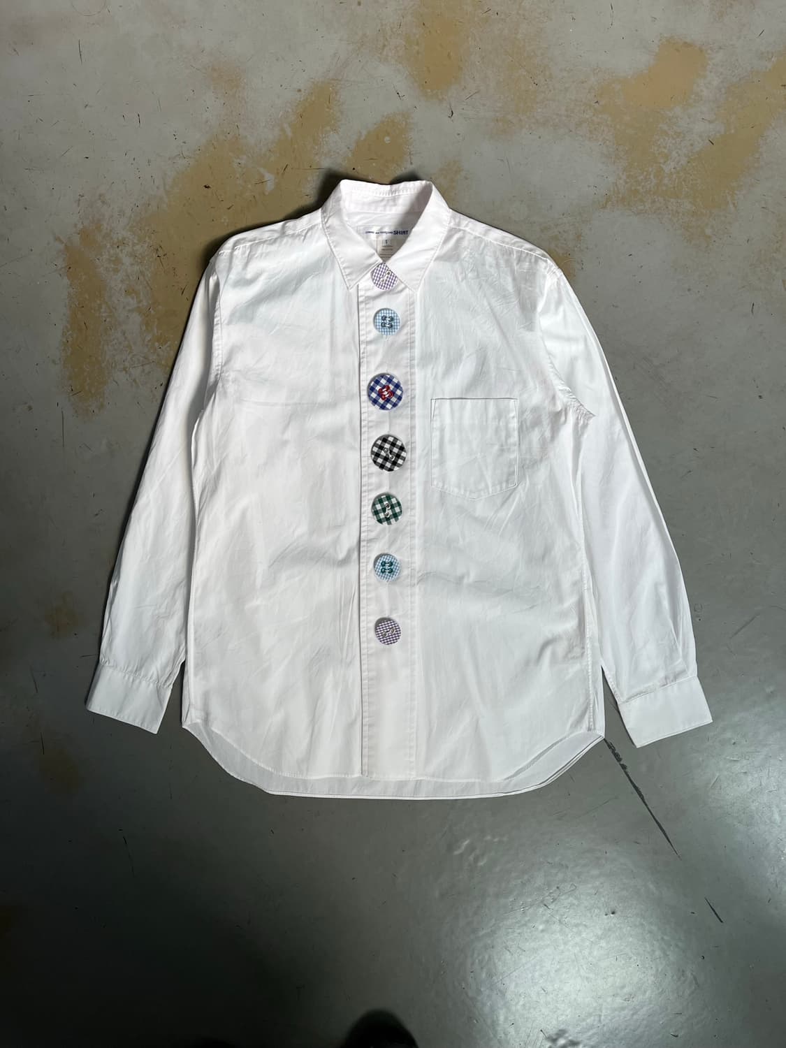 19SS Comme des garcons big button shirt 상품이미지1