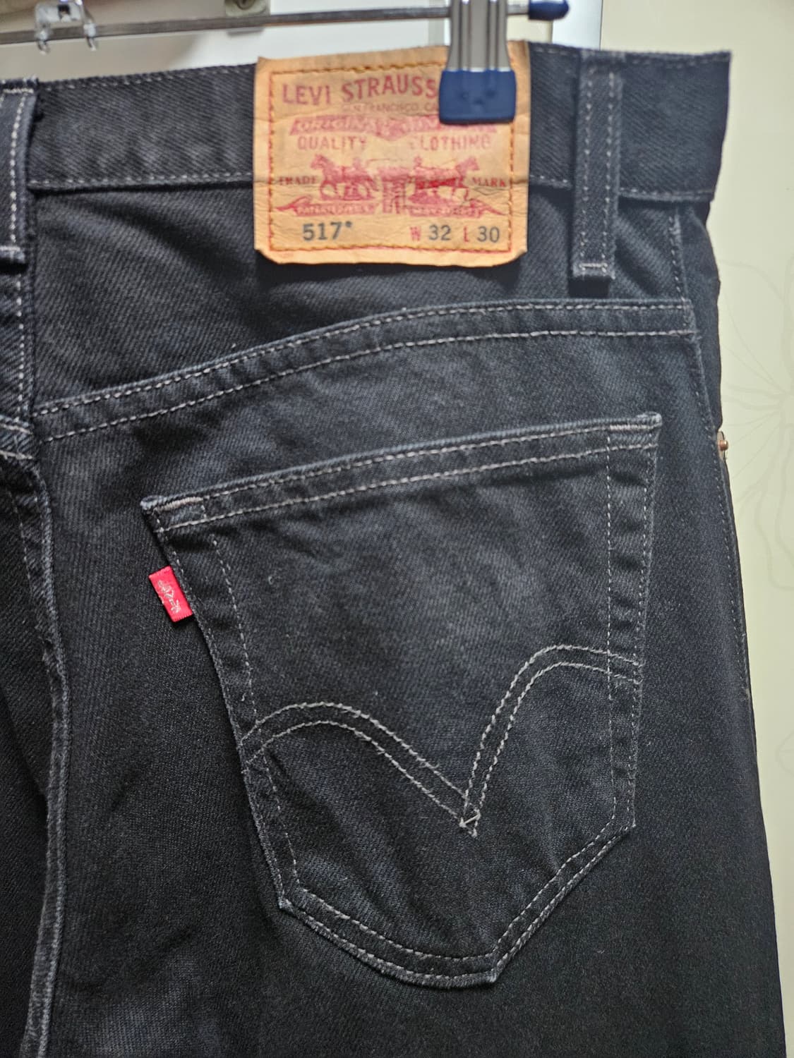 00년대 levis 517 부츠컷 흑청 32x30 상품이미지3