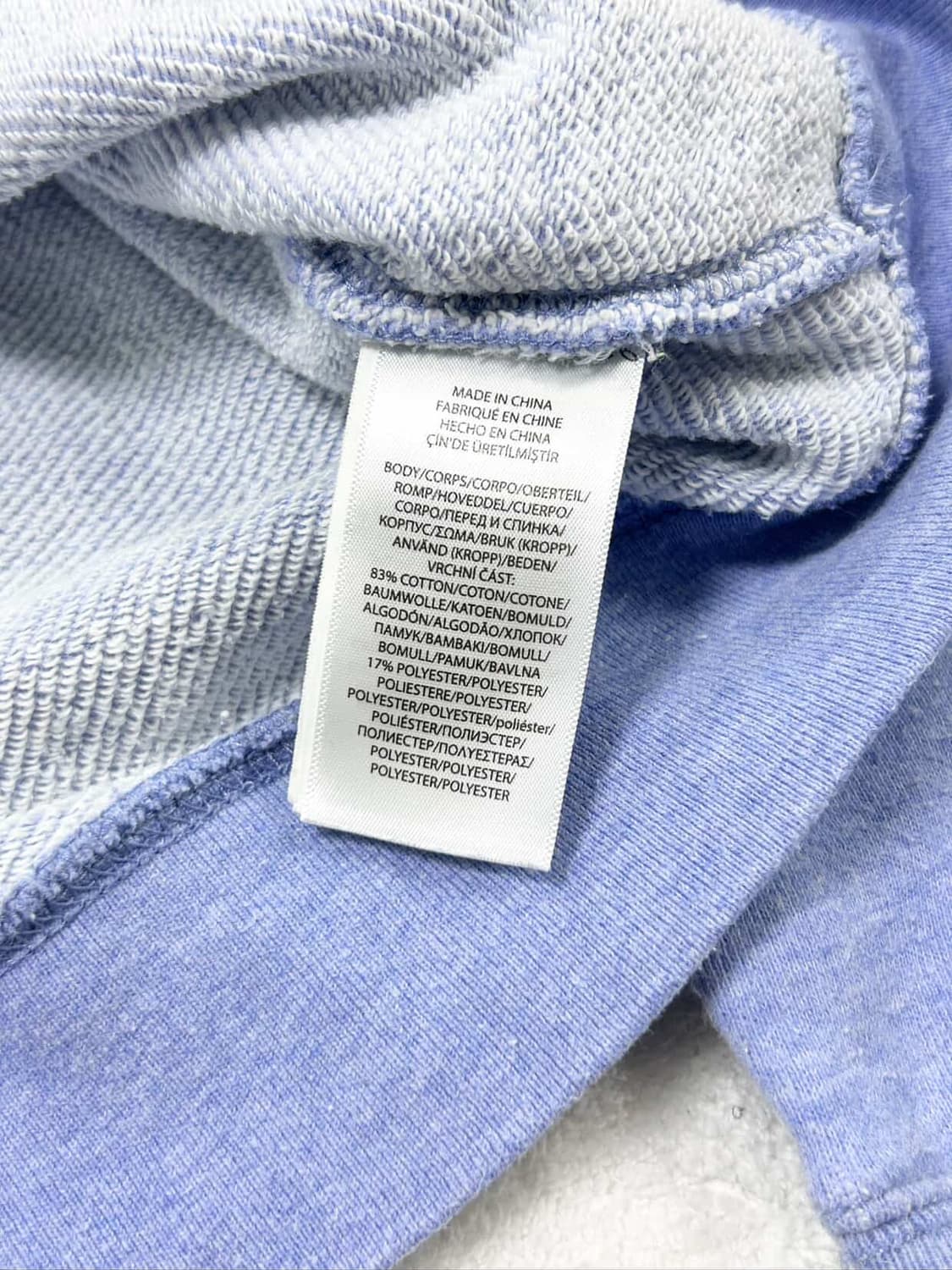 폴로 빅로고 뮤트소라 후드집업 상품이미지8