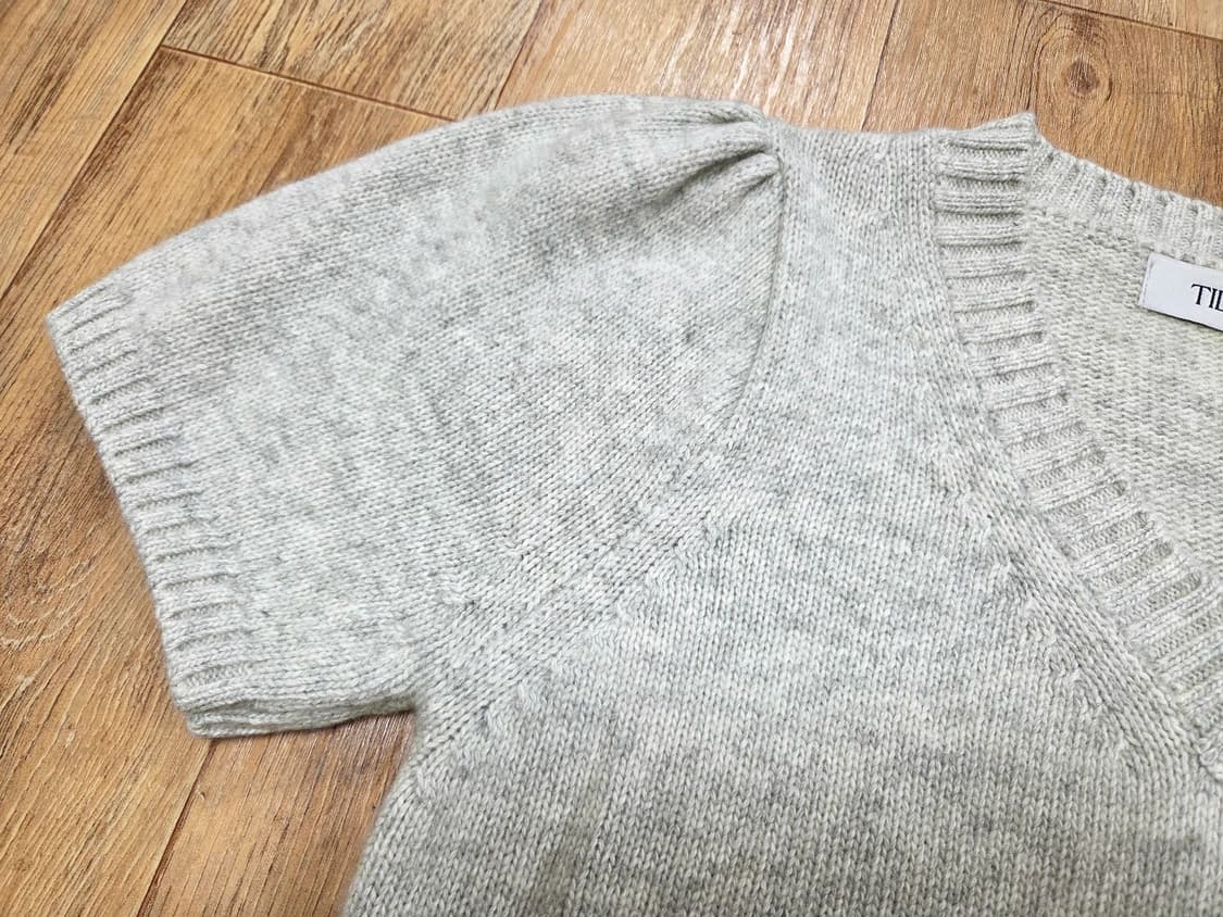 틸아이다이(TILLIDIE) 라쿤 V넥 니트 55-66 상품이미지5