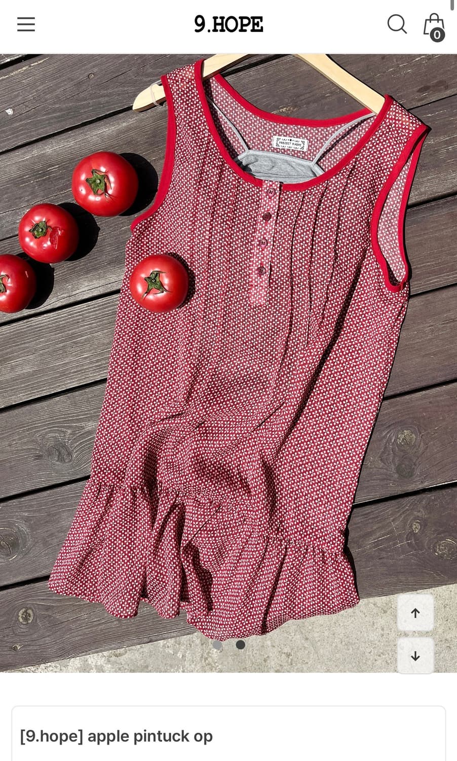 김아홉 apple pintuck op 구해요 상품이미지1