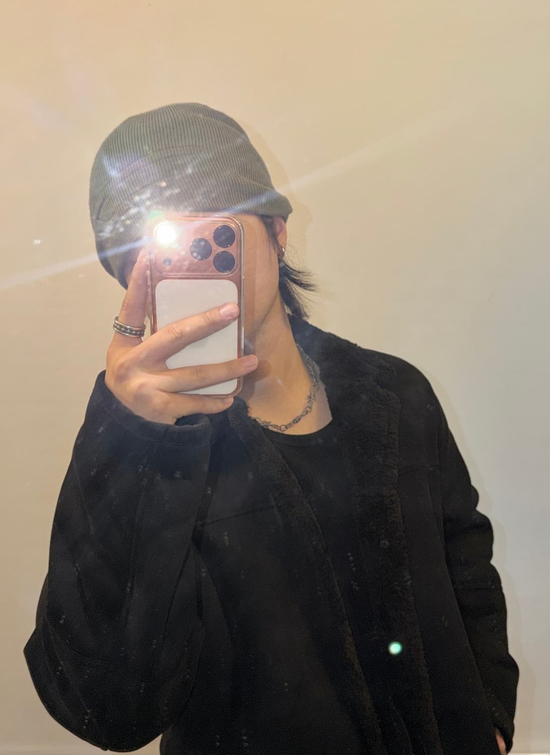 무스탕 하프 코트 상품이미지1