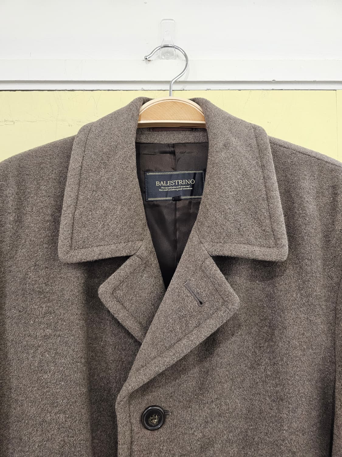 Balestrino 브라운 토프 앙고라 램스 미들코트 상품이미지3