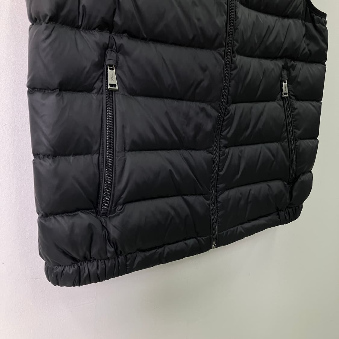 폴로 랄프로렌 블랙 패딩 베스트 S 상품이미지6