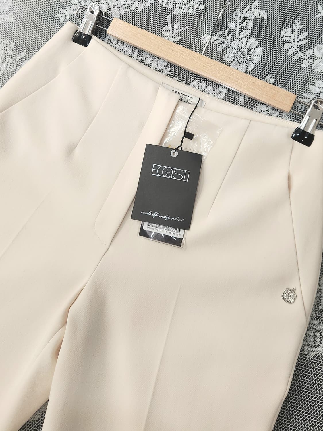 (새상품)에고이스트 밑단트임 부츠컷팬츠55 상품이미지3