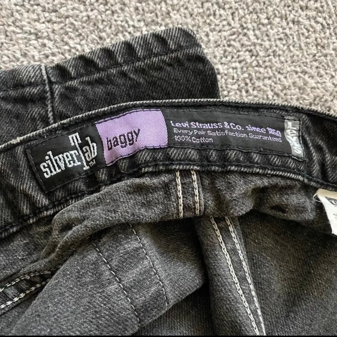 90s 리바이스 실버 탭 배기  퍼플 라벨 38 상품이미지5