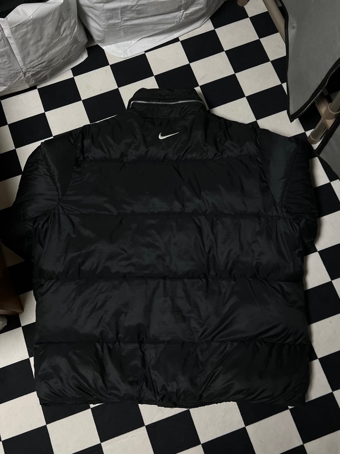 [L] 나이키 라이프 써마핏 퍼퍼 자켓 블랙 - 아시아 (이동휘 패딩) 상품이미지5