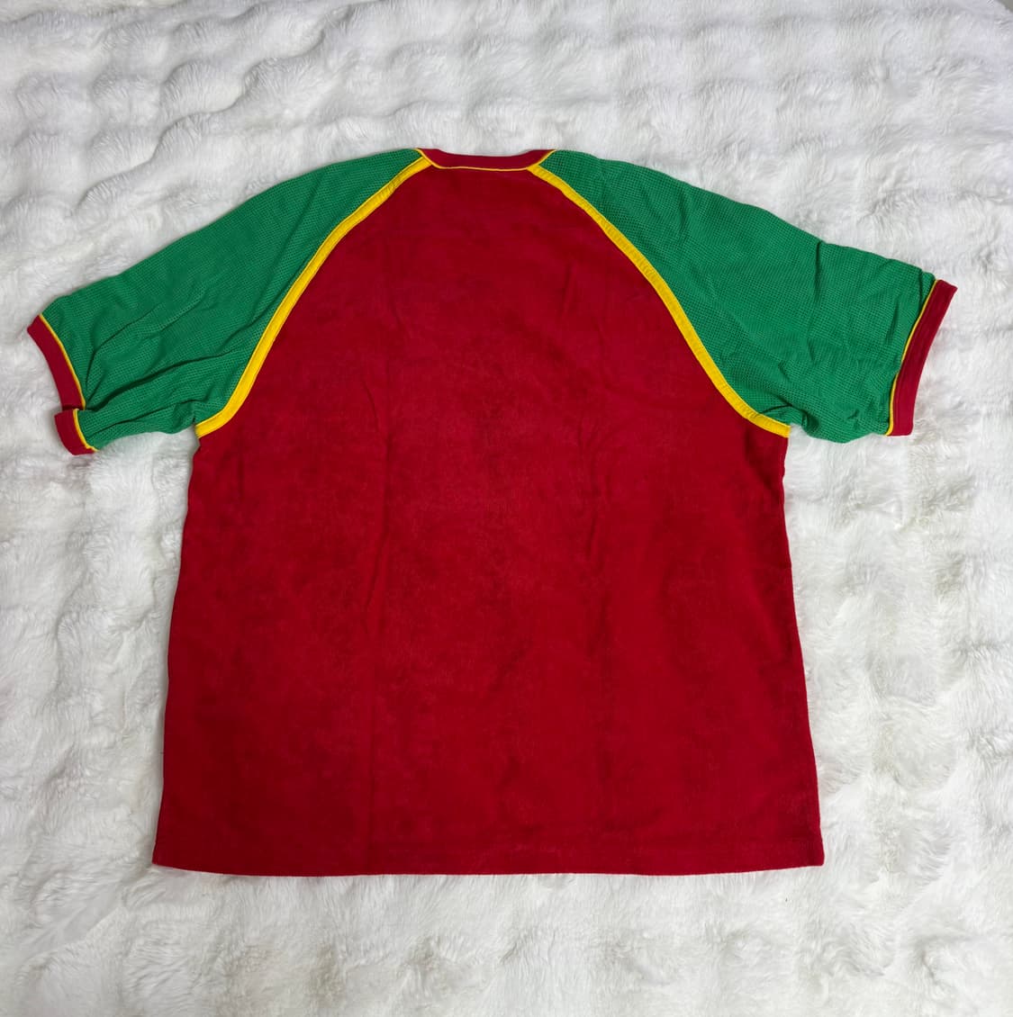 [L] 슈프림 23SS 테리 래글런 티셔츠 레드 상품이미지4