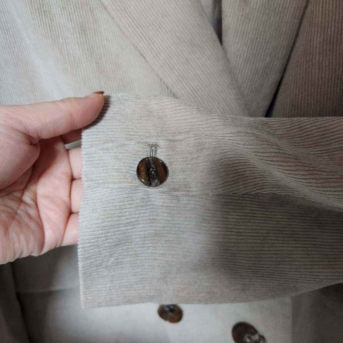 시슬리 코듀로이 더블 자켓 90 상품이미지5