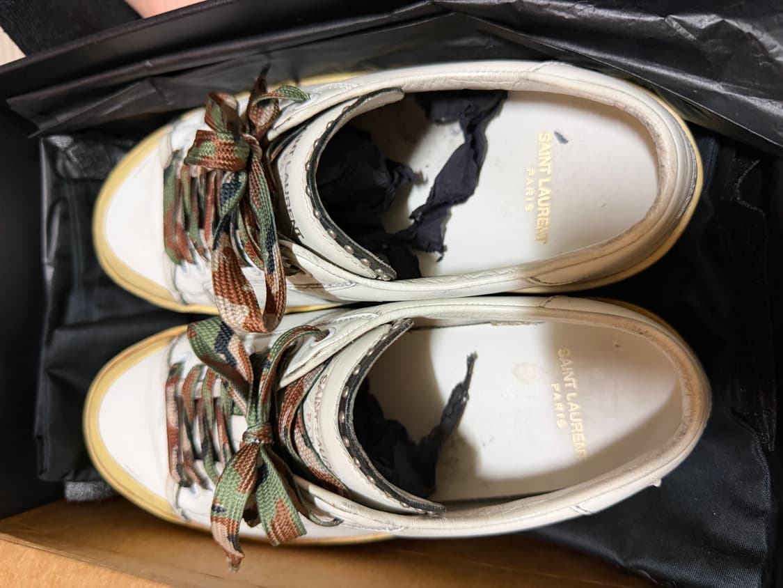 [39] 생로랑 서프코드 카모 로우 스니커즈 상품이미지3