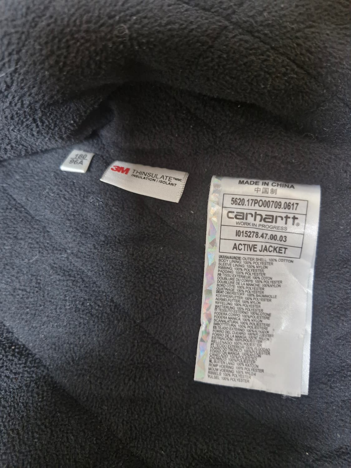 (L) 칼하트 OG 액티브자켓 브라운 웍스아웃 구매 정품 상품이미지4