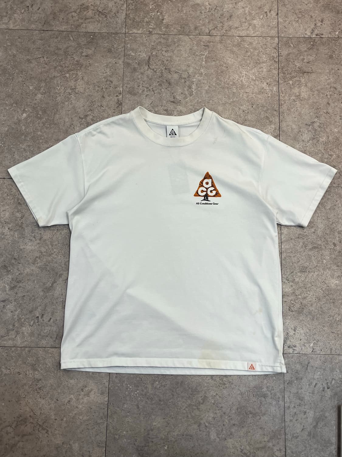 나이키 ACG 와일드우드 반팔티 서밋 화이트 XL #csz3467 상품이미지4