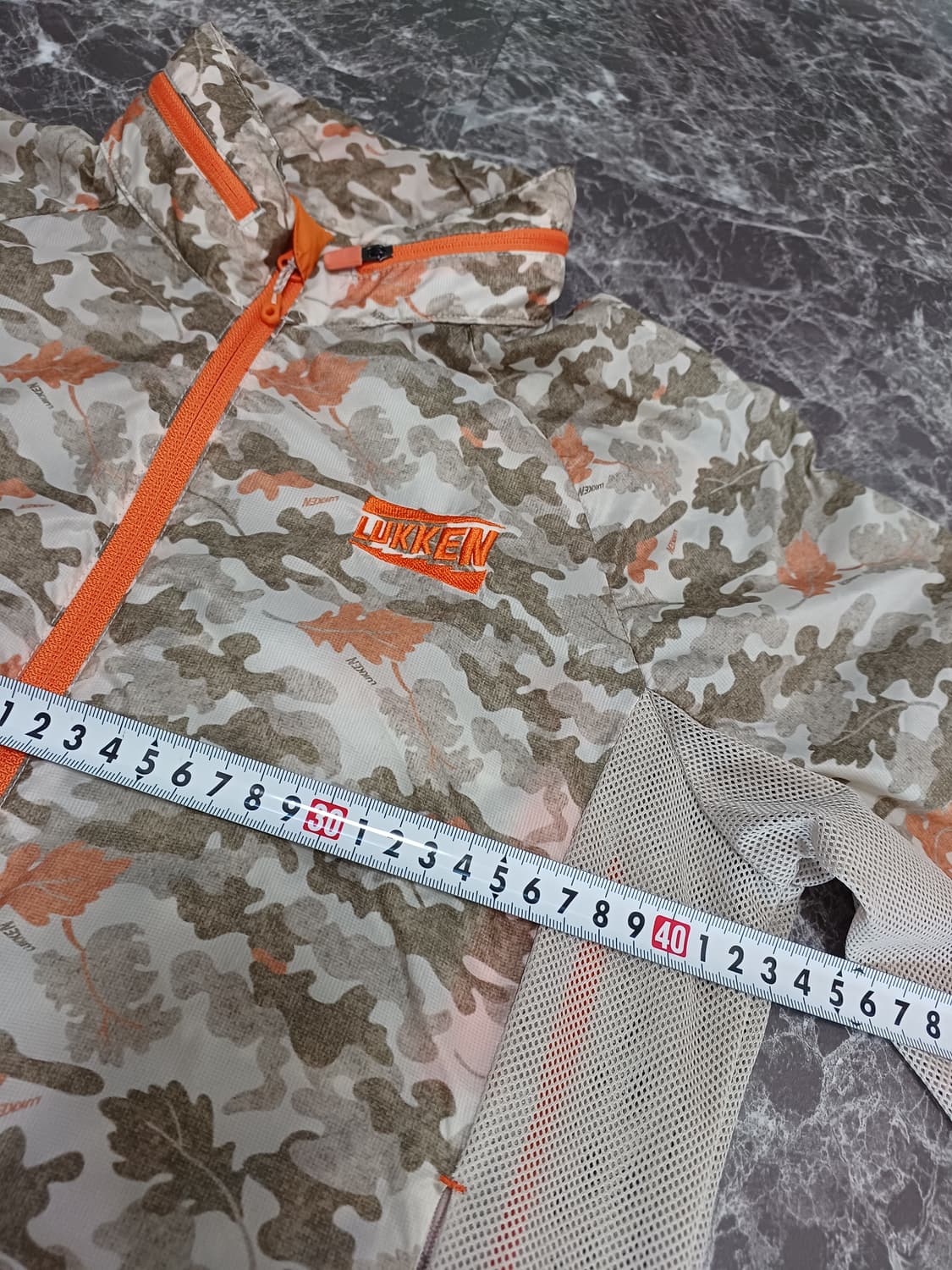 루켄 아웃도어 유니크 나뭇잎 패턴 자켓 90 상품이미지9