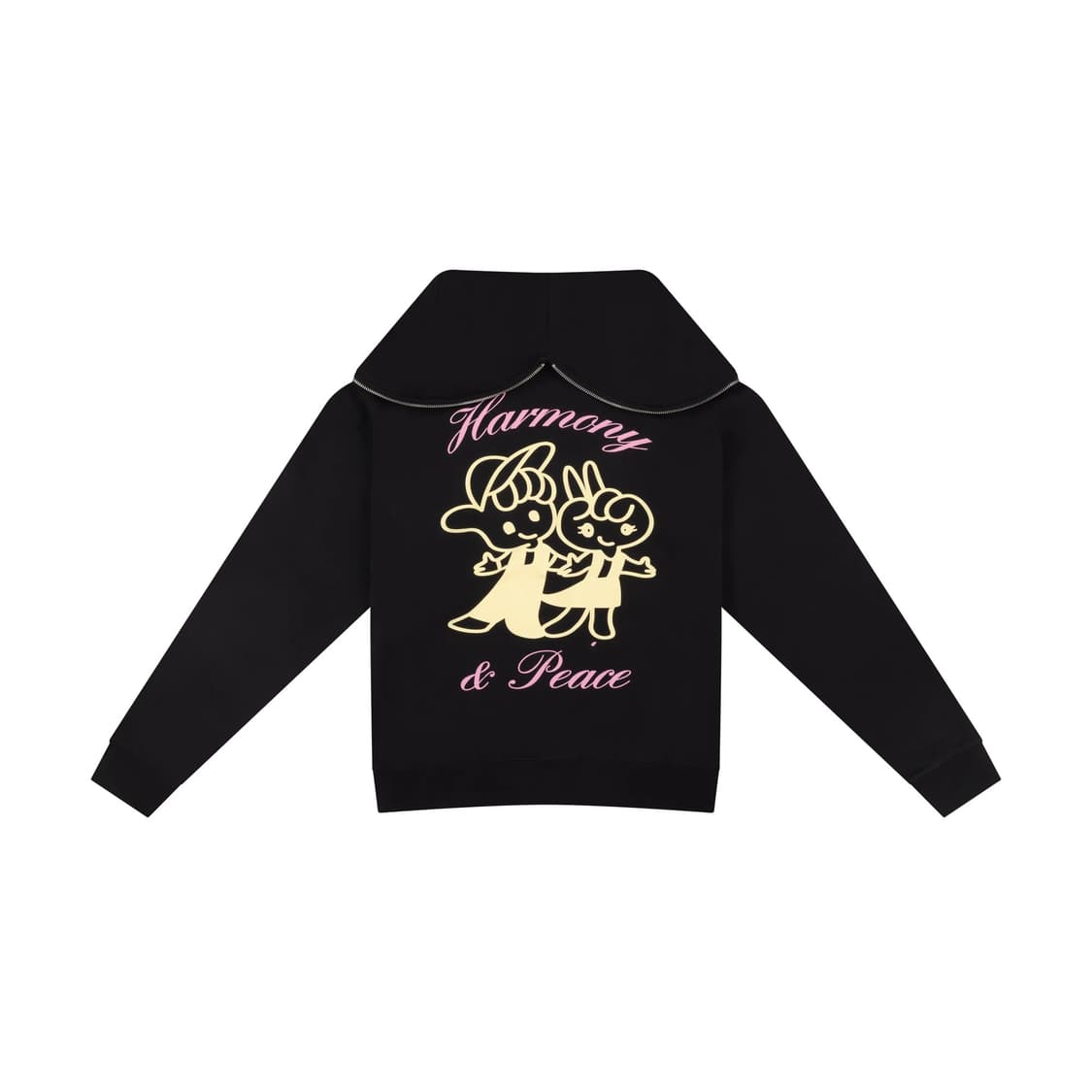 (M,L) 애슐리 윌리엄스 하모니&피스 버터플라이 후드 / 블랙핑크 상품이미지2