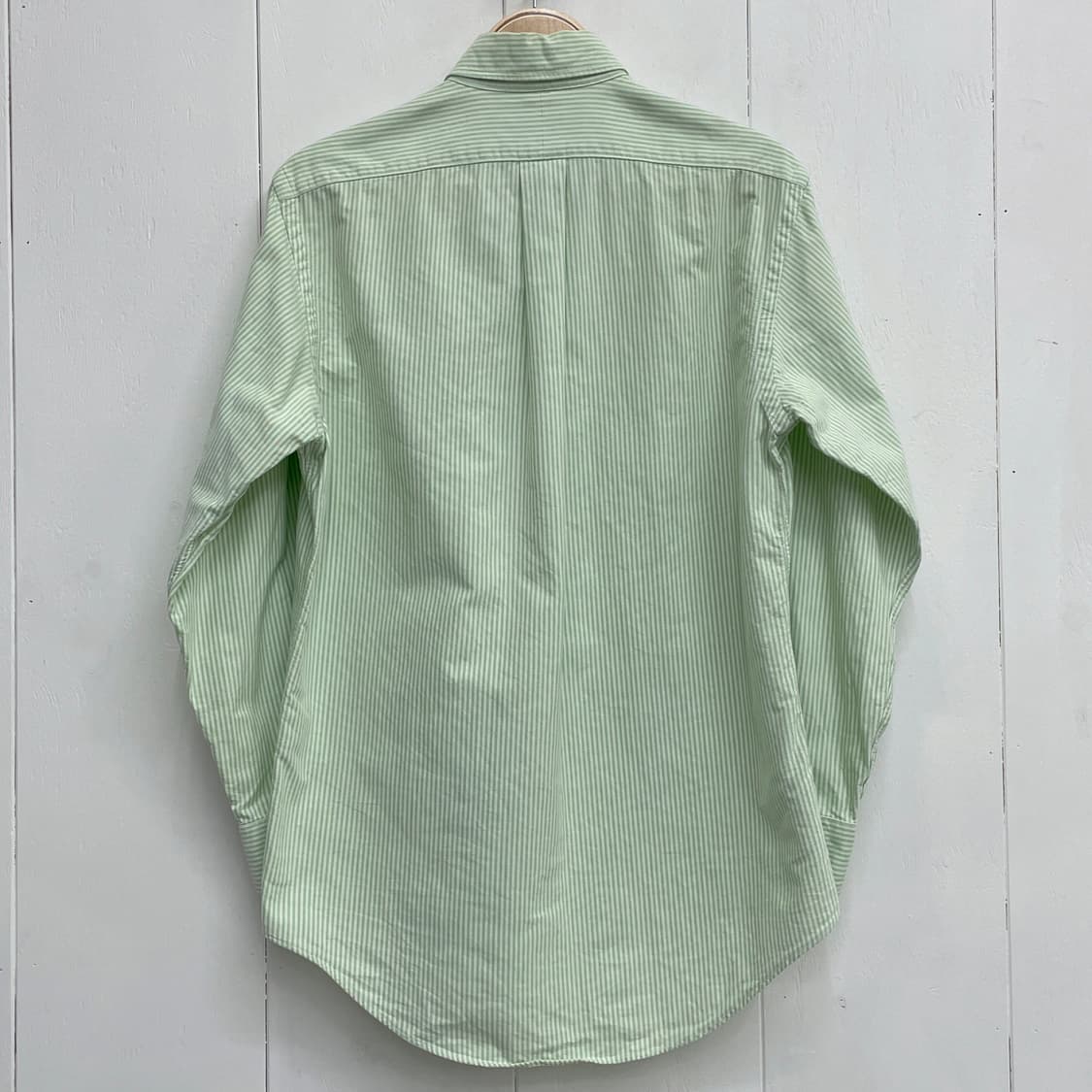 랄프로렌 포니 자수 스트라이프 버튼다운 셔츠 그린 상품이미지6