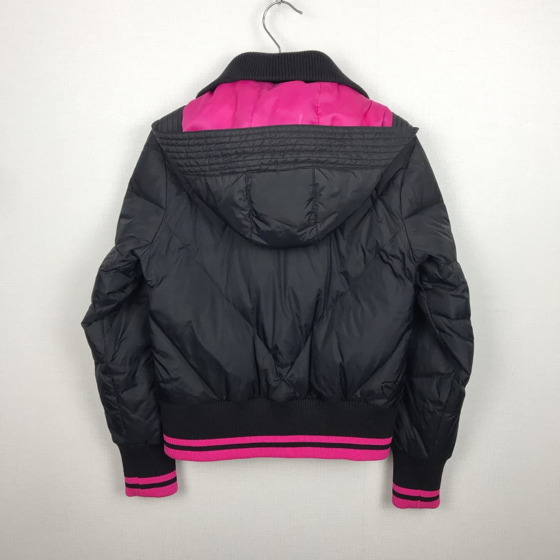 푸마 Y2K 핑크 덕다운 패딩 점퍼 여성M (95) 상품이미지6