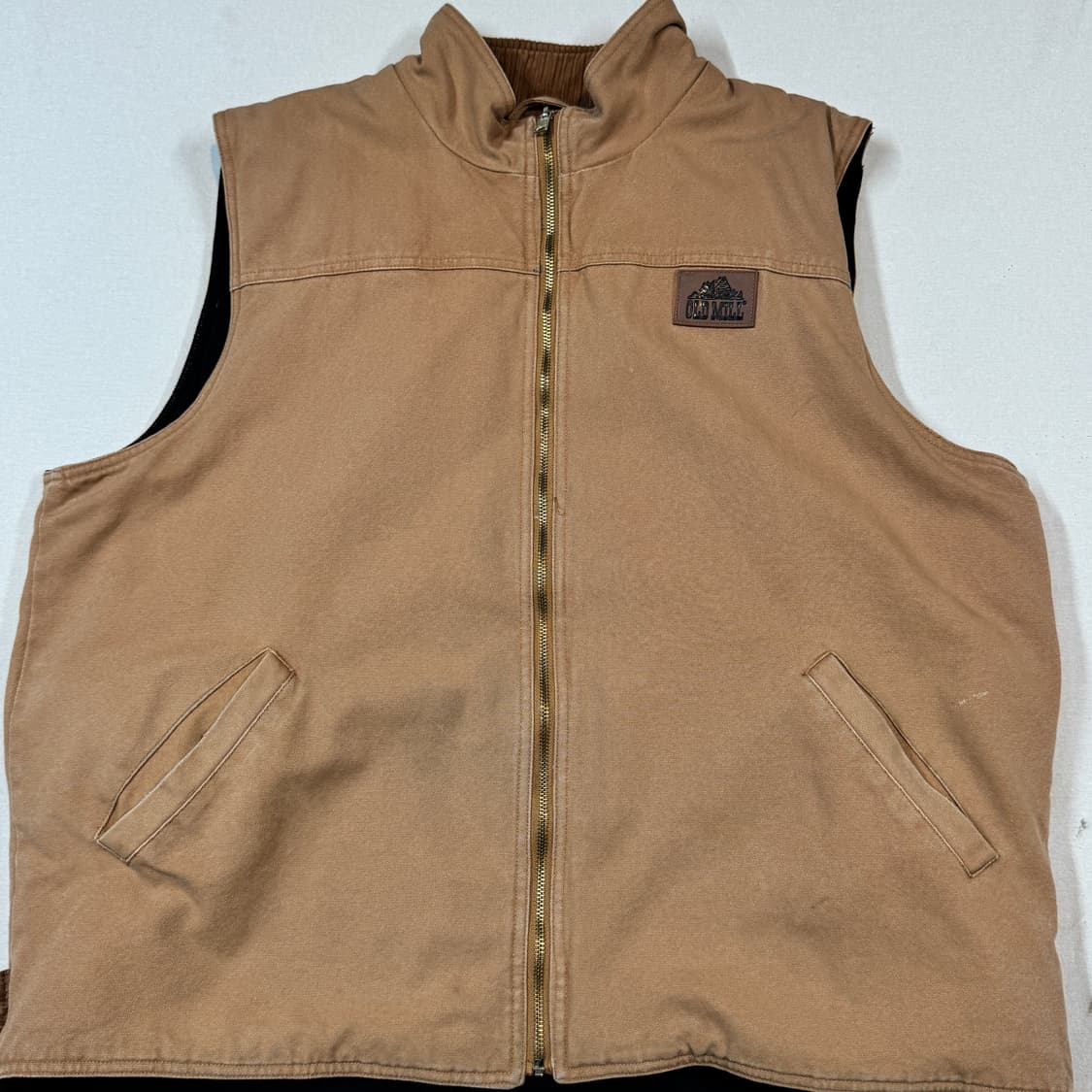 XL) Old Mill USA 덕캔버스 워크웨어 조끼 베스트 상품이미지2