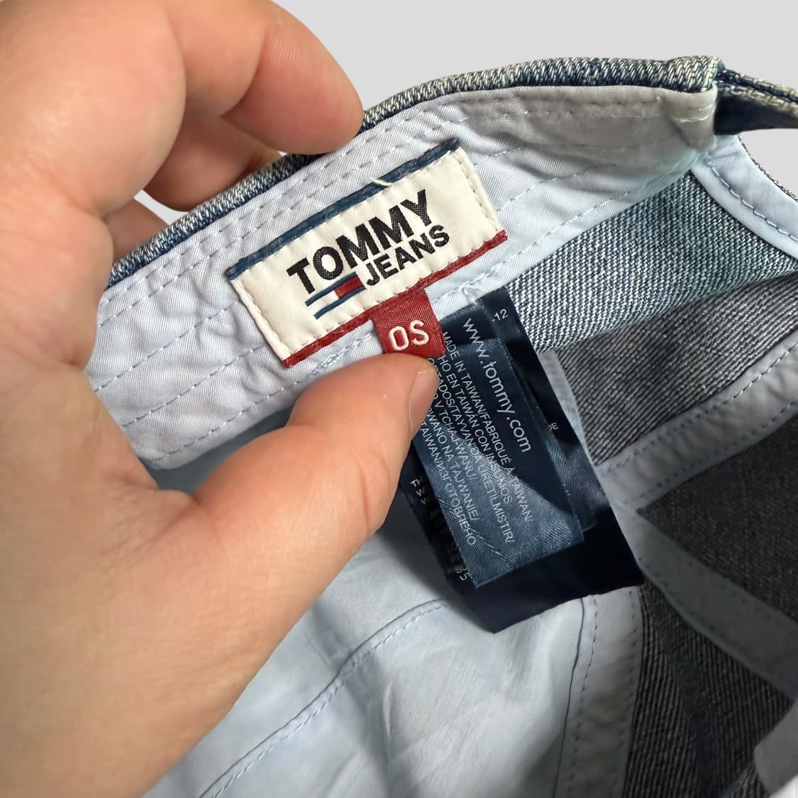 (OS)타미힐피거 데님 볼캡 모자 상품이미지8