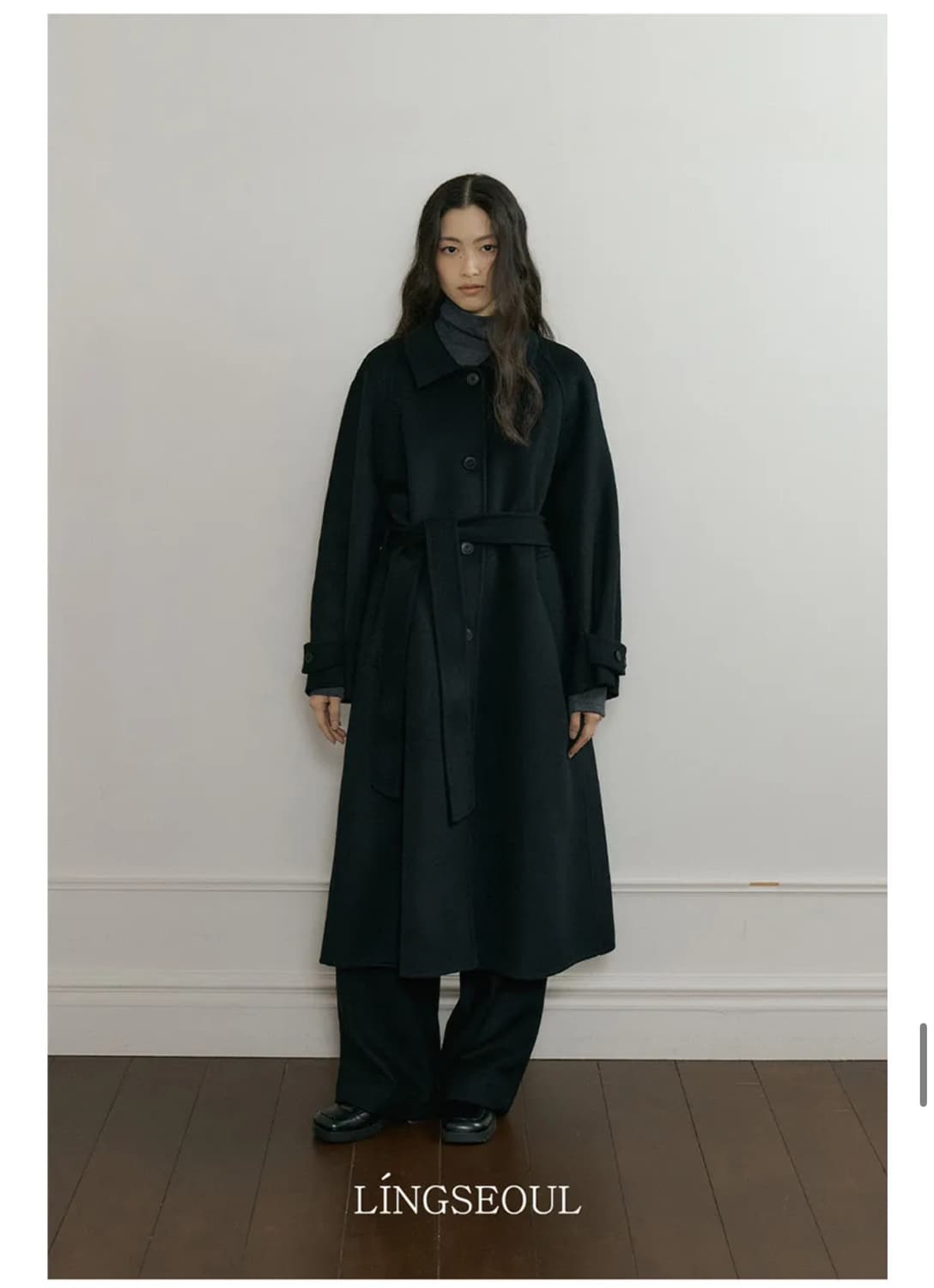 링서울 핸드메이드 코트 (s, black) 상품이미지2