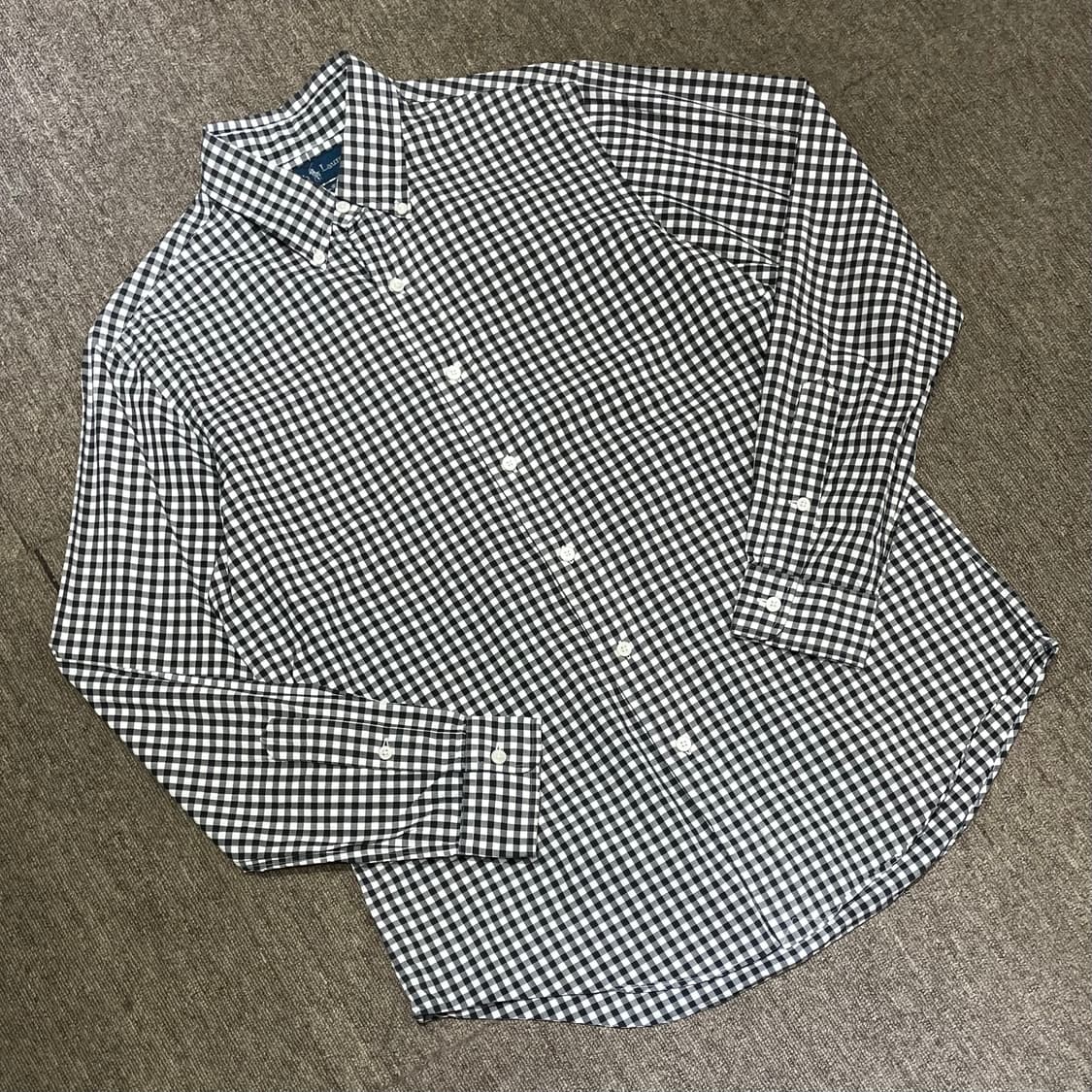 (M) POLO 폴로 랄프로렌 체크 셔츠 상품이미지1