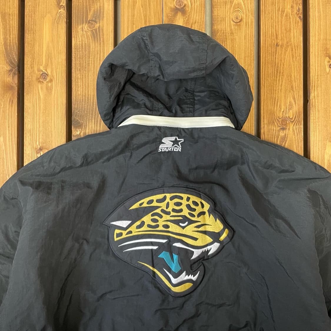90s 스타터 NFL 잭슨빌재규어스 올드스쿨자켓 3XL 상품이미지8