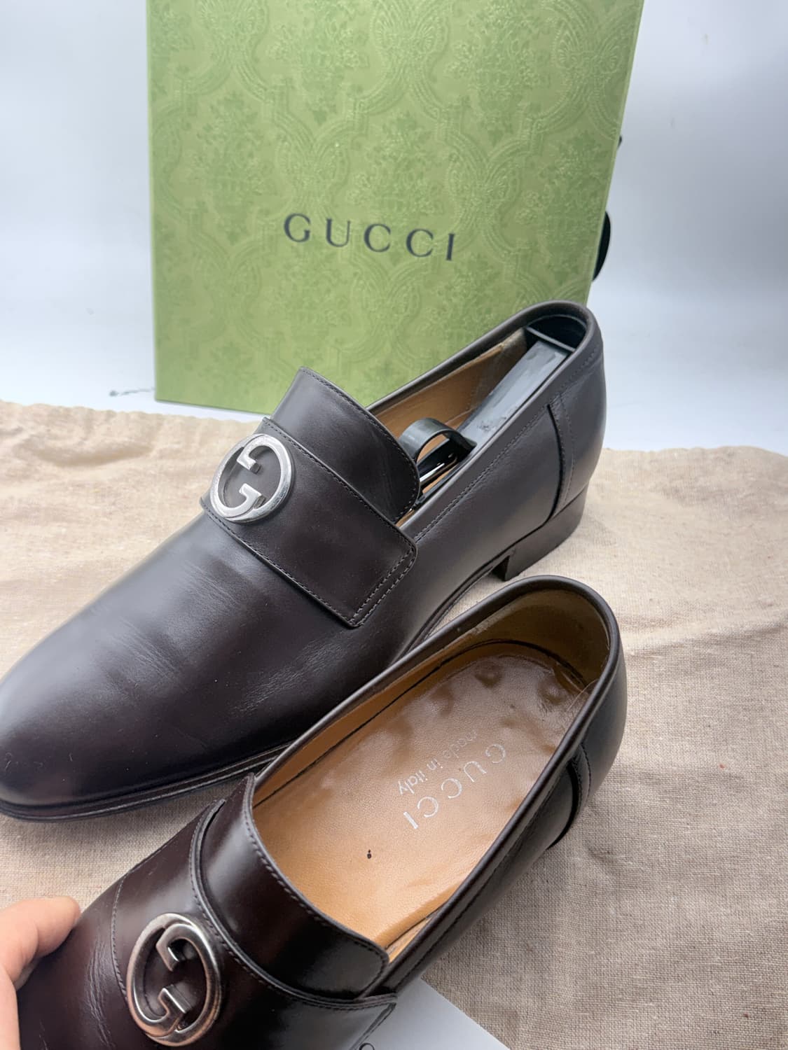 정품)구찌구두255 상품이미지8