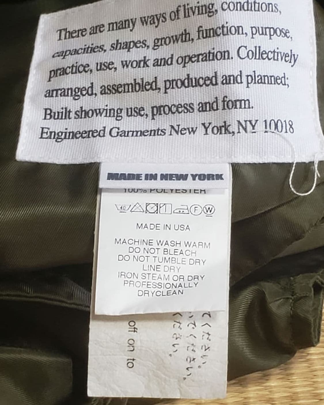 [새상품급, M] 엔지니어드가먼츠 커버 베스트 상품이미지4