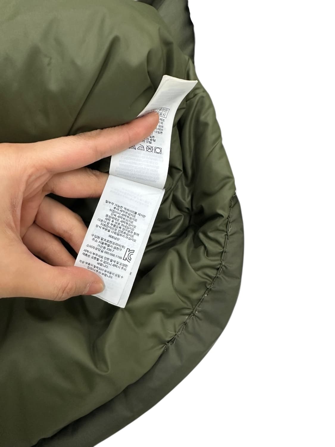 폴로 랄프로렌 덕다운 패딩 카키 (공용XS) 상품이미지8