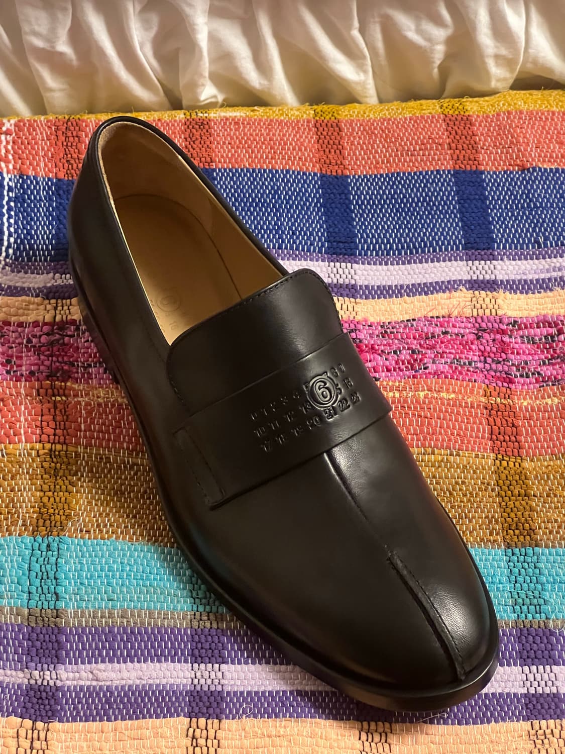 MM6 메종 마르지엘라 블랙로퍼 39(남성) 상품이미지4