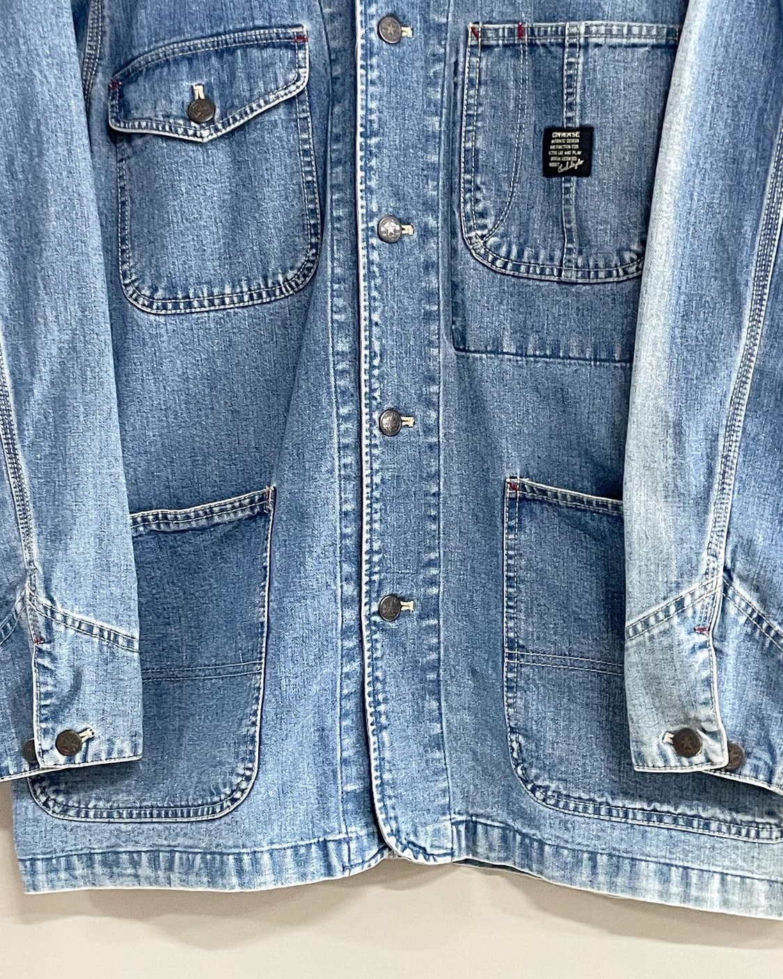 90s 컨버스 빈티지 데님 초어 자켓 (105) 상품이미지6